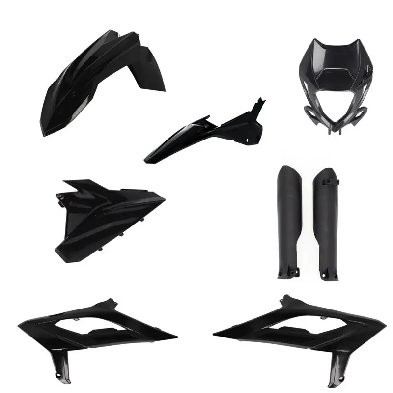 Szezonális akció Kit Plastique Cycra 5 Elements + Protection Fourche Beta Enduro 2023 - Noir