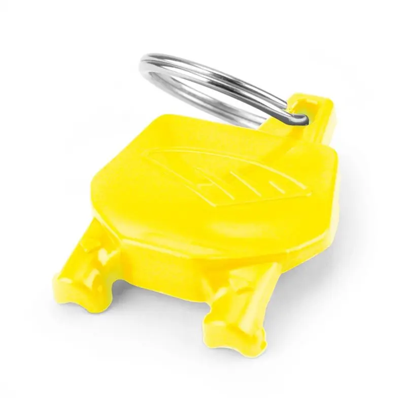 Porte Cléfs Plaque Racing - Jaune Szuper ajánlat