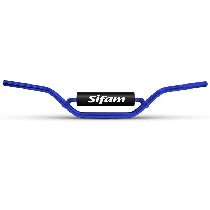 Guidon CROSS aluminium anodisé bleu + Mousse Árengedmény
