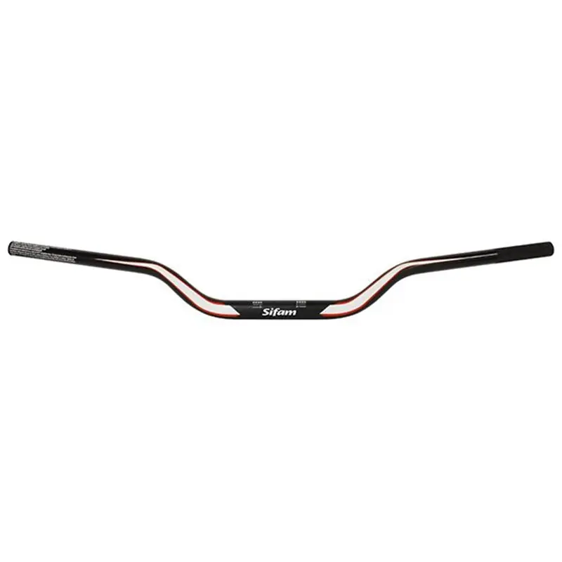 Guidon Cross Noir - Rouge - Blanc longueur 810mm / Hauteur 50mm Ø 28.6mm Csak ma