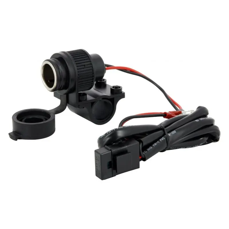 Chargeur Guidon Allume Cigare Protection Caoutchouc-12V 120W Pour Alimentation e Népszerű