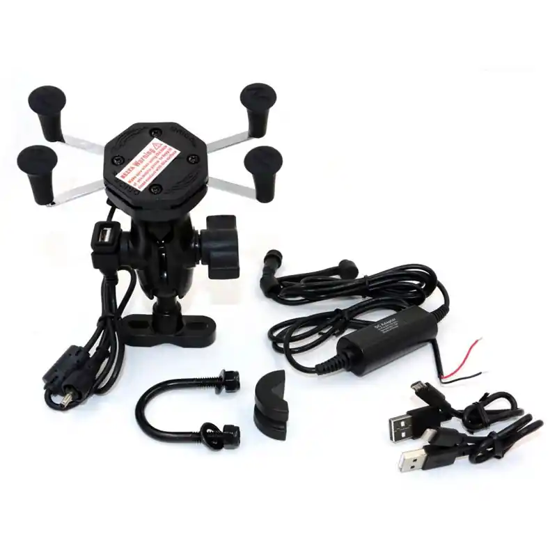 Legjobb ár Support Guidon pour Smartphone + USB Etanche