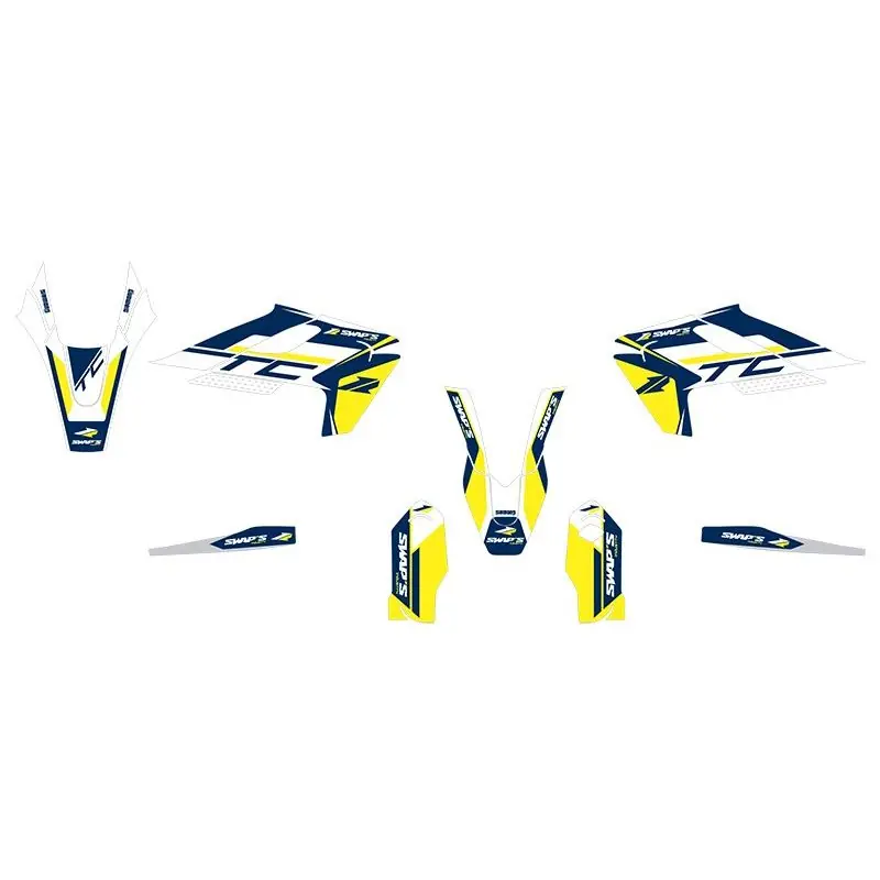 Outlet Kit Déco Diamond Light - HUSQVARNA TC85 Grandes Roues - Bleu
