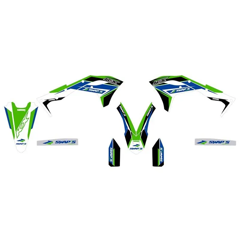 Biztonságos fizetés Kit Déco Diamond Light - KAWASAKI KX-F 250 - Vert