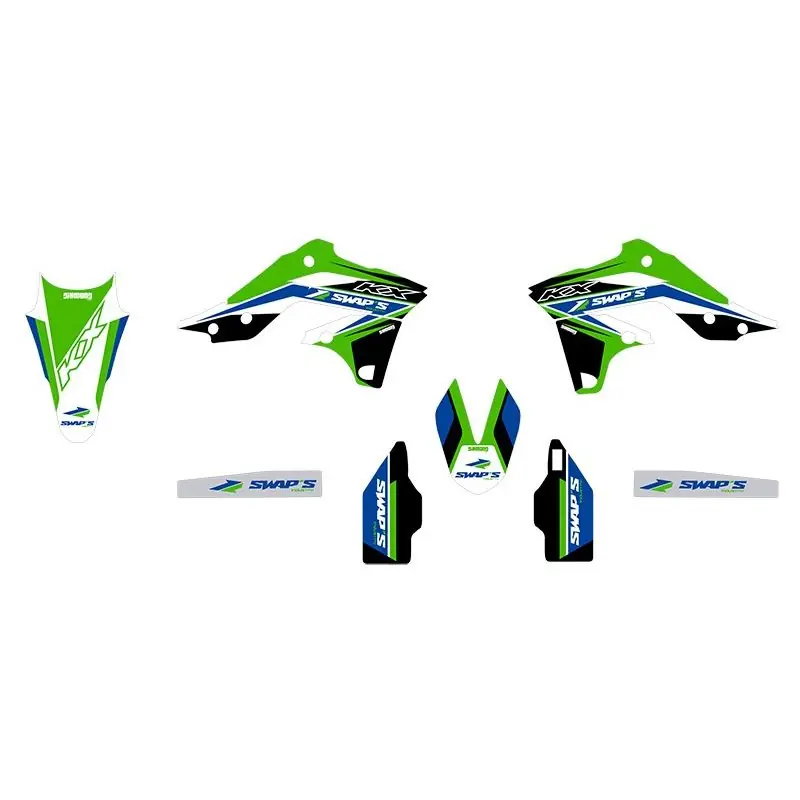 Szuper ajánlat Kit Déco Diamond Light - KAWASAKI KX-F 250 - Vert