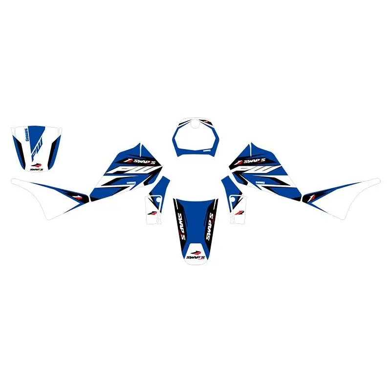 Újdonság Kit Déco Diamond Light - YAMAHA PW80 - Bleu