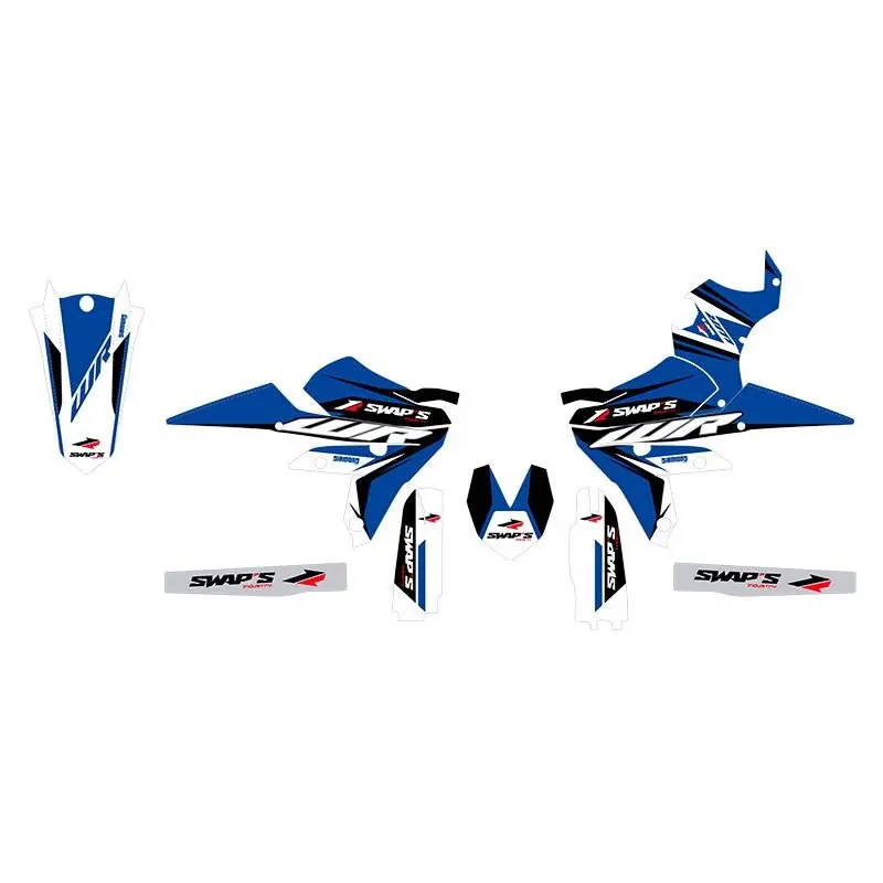 Gyors kiszállítás Kit déco Diamond Light - YAMAHA WR-F - Bleu