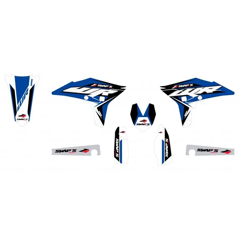 Prémium Kit déco Diamond Light - YAMAHA WR-F 450 - Bleu