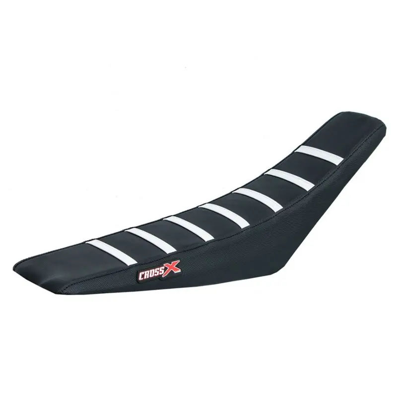 Legkelendőbb HOUSSE DE SELLE SHERCO SE-R SEF-R - TOP BLACK- SIDE BLACK-STRIPES WHITE