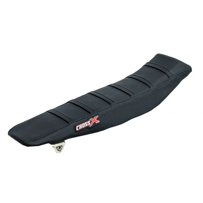 Biztonságos vásárlás HOUSSE DE SELLE YAMAHA YZF 250-450 WRF 250-450 - TOP BLACK- SIDE BLACK-STRIPES BLACK + COUVRE CACHE RESERVOIR INCLUS