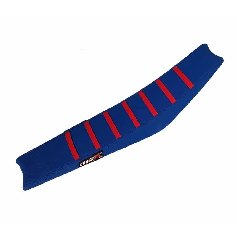 HOUSSE DE SELLE KTM SXF 250-450 - SX 125-150-250 - TOP BLUE- SIDE BLUE-STRIPES RED Vedd meg online