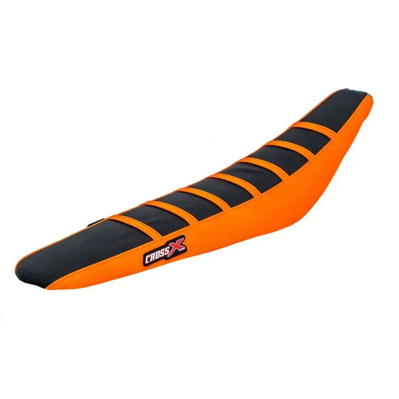 HOUSSE DE SELLE KTM SX 65 - TOP BLACK- SIDE ORANGE-STRIPES ORANGE Ajánlat