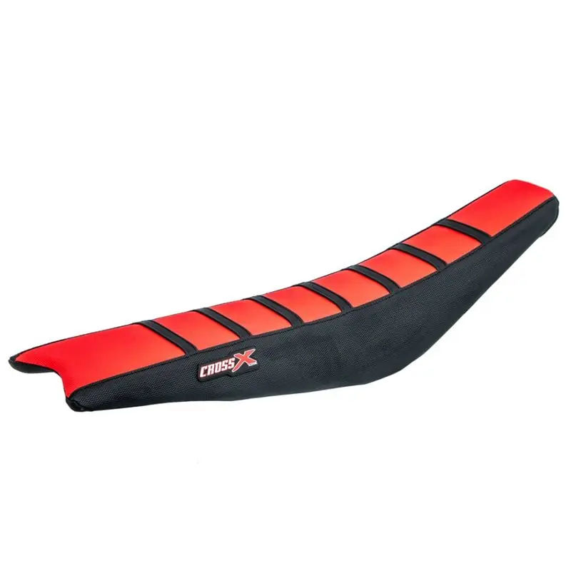 HOUSSE DE SELLE GASGAS EC-ECF - TOP RED- SIDE BLACK-STRIPES BLACK Szuper ajánlat