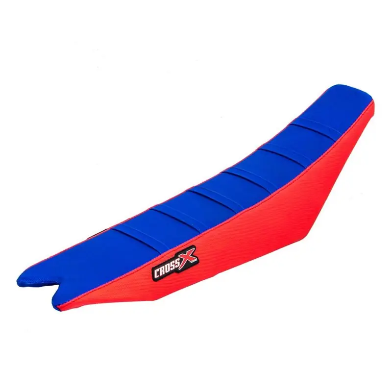 Gyors szállítás HOUSSE DE SELLE BETA RR-RS - TOP BLUE- SIDE RED-STRIPES BLUE