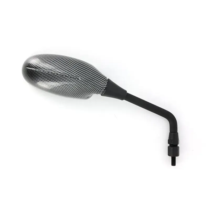 Rétroviseur universel oval look carbone - M8 + M10 - droit Olcsó