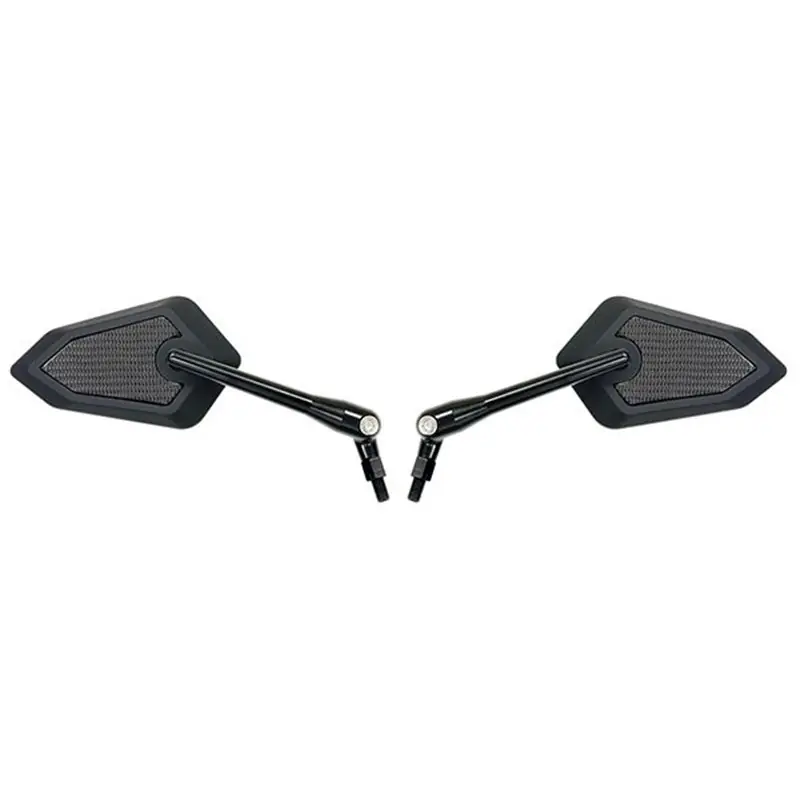 Paire de rétroviseurs réglables universels - M10 - noir et look carbone Kiárusítás