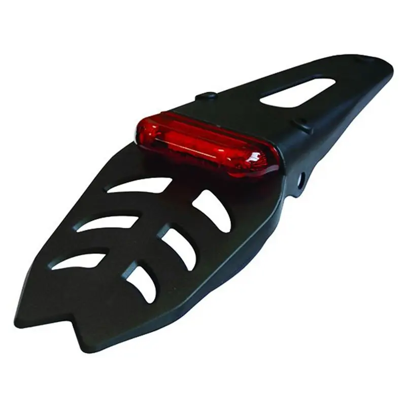 Csak ma Extension de Garde Boue AR + Feu Led Rouge - Universel