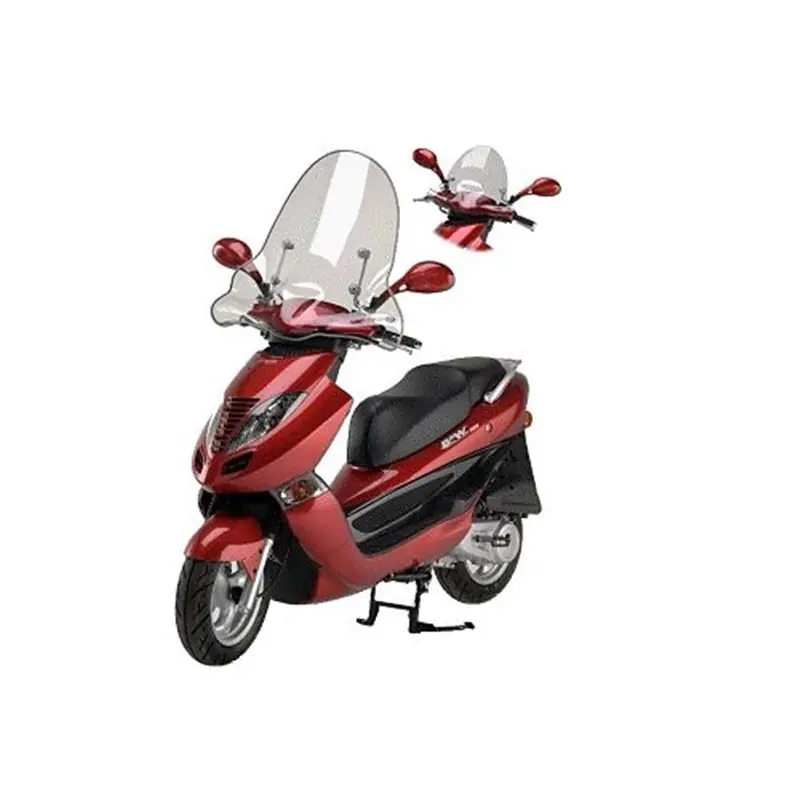 Biztonságos fizetés Parebrise pour Kymco B&W haut sans bord