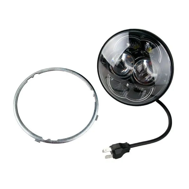 Projecteur Rond 8 LED 30/48W 2800/4450 Lum Dim Ø 114 x 99,6mm - fond noir Azonnali szállítás