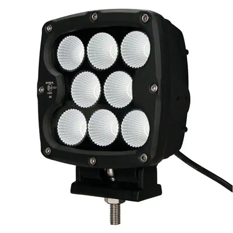 Projecteur carré 8 LEDs noir Árengedmény