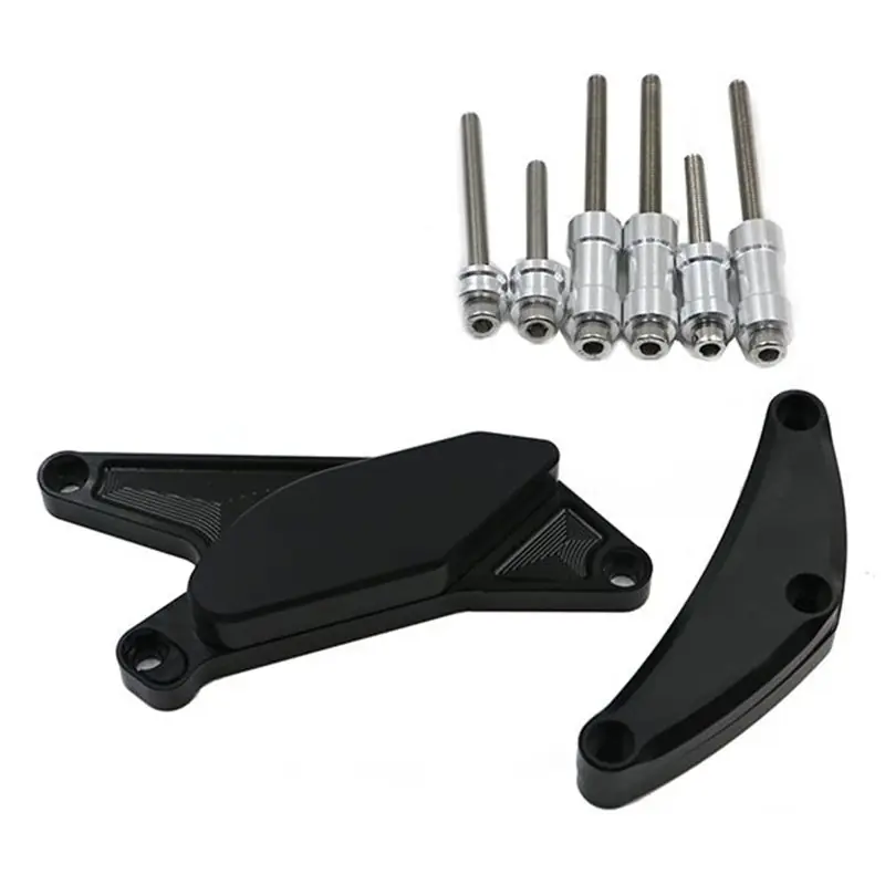 Kit Protection de Carters CNC Anodisés Noir GSX-R 600/750 2006-2010 Gauche et Droit Bestseller