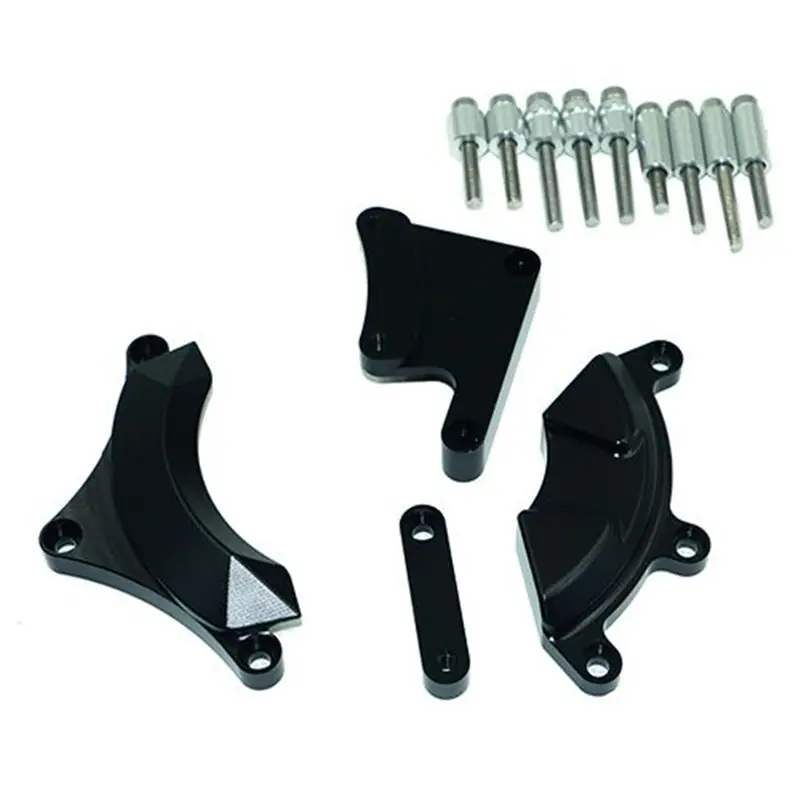 Kit Protection de Carters CNC Anodisés Noir MT-03 2016 Gauche et Droit Szuper akció