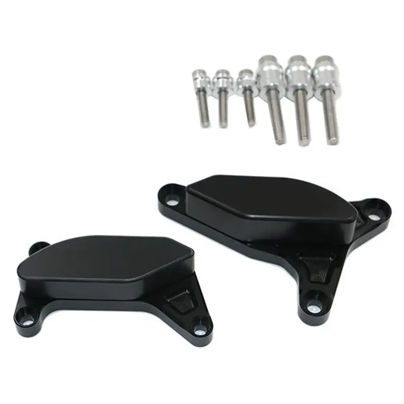 Szezonális akció Kit Protection de Carters CNC Anodisés Noir FZ8 2010-2014 Gauche et Droit