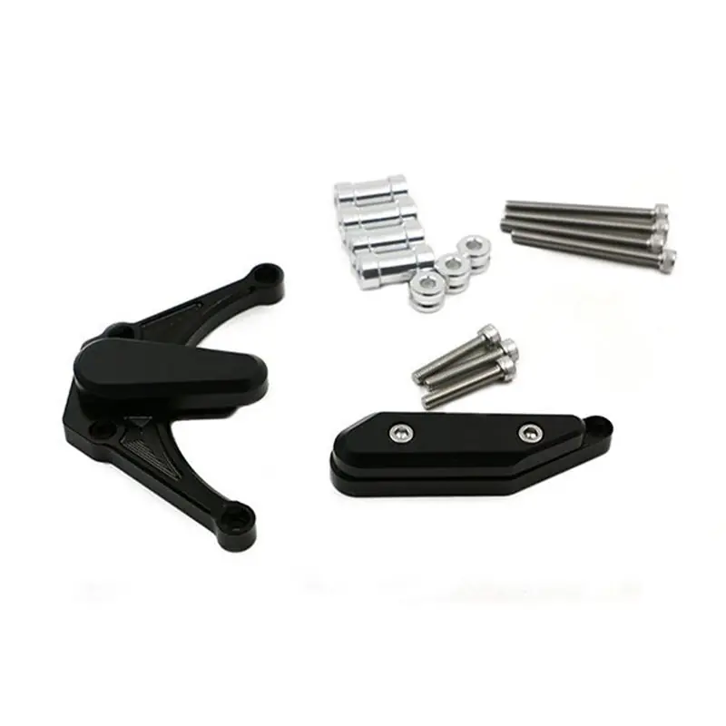 Legjobb ár Kit Protection de Carters CNC Anodisés Noir R1 2009-2014 Gauche et Droit -Tampon Teflon