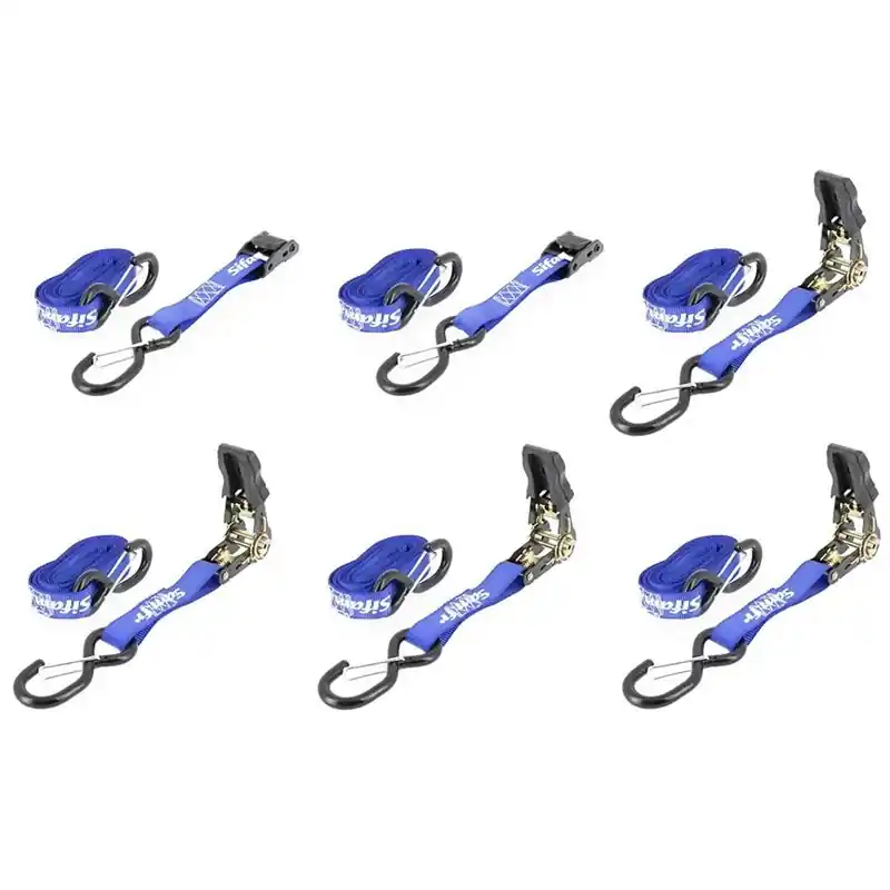 Legkelendőbb Coffret + 6 Sangles d‘Arrimage BLUE FORCE avec Crochet Sécurisé