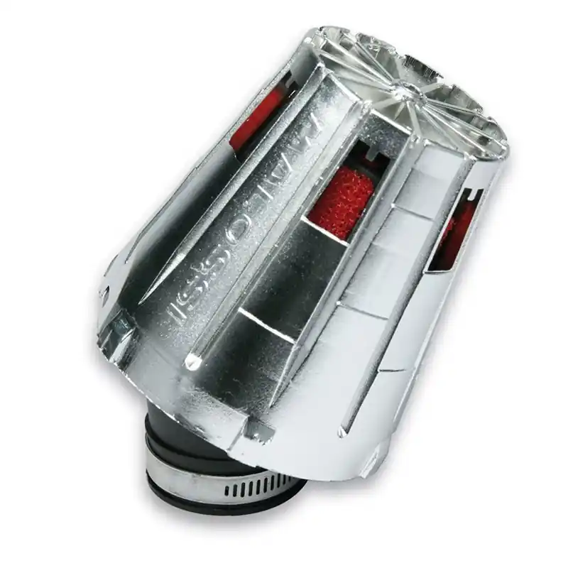 Filtre à air E5 Ø 38 PHVA/PHBN 12-14-16-17,5-MIKUNI AVEC COU.CHROME Prémium