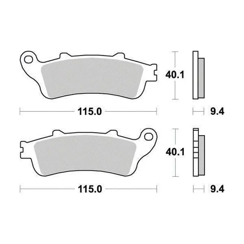 Plaquette de frein Métal Fritté Sinter Grip Maxi Scooter - R90 Prémium