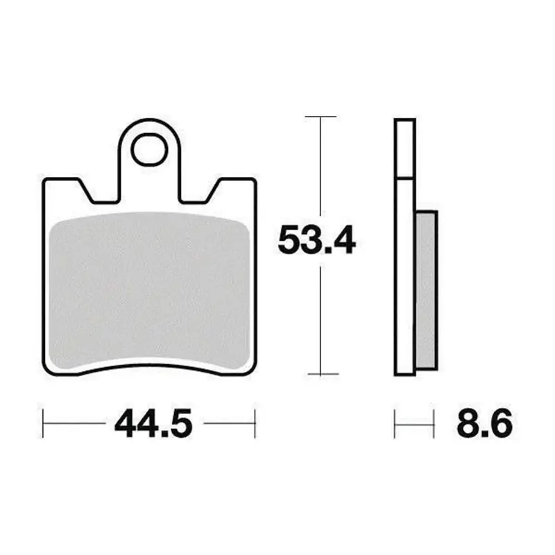 Plaquette de frein Organique Eco-Friction Route - 4 PLAQUETTES PAR BOITE - R90 Legnépszerűbb