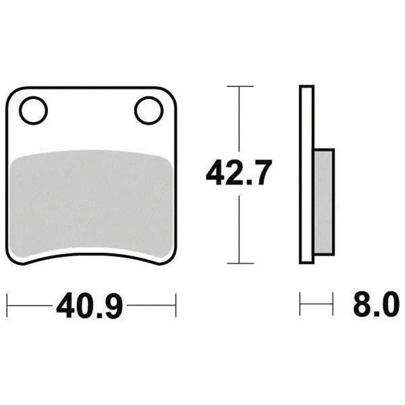 Plaquette de frein Organique Eco-Friction Route - R90 Gyors kiszállítás