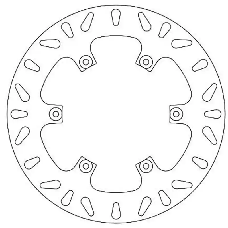 Disque de Frein Fixe Gilera - Homologué TÜV Végkiárusítás