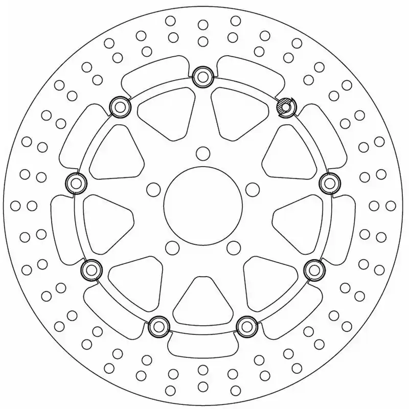 Disque de Frein Flottant KAWASAKI - Homologué TÜV Korlátozott ajánlat
