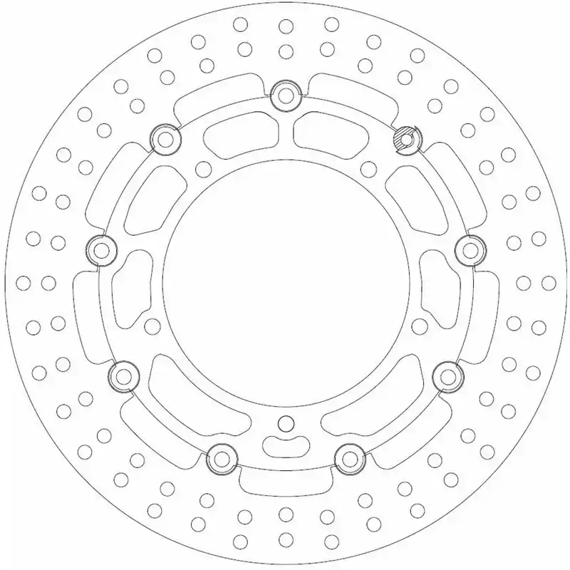 Disque de Frein Flottant YAMAHA - Homologué TÜV Alacsony ár