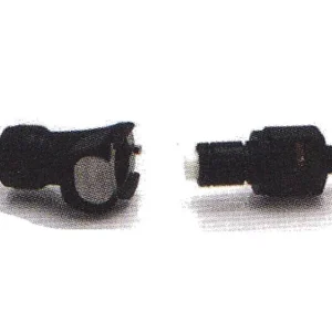 Raccords rapides 6mm double blocage noir (pour réservoirs à gravité) Vedd meg most