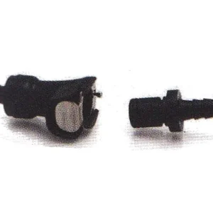 Prémium Raccords rapides 8mm simple blocage noir (pour réservoirs à gravité)