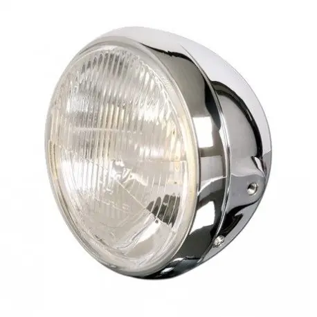Phare avant rond chrome, style anglais Biztonságos fizetés