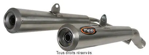Kedvezmény Silencieux universel Marving Racing Steel Ø38 mm, non homologué