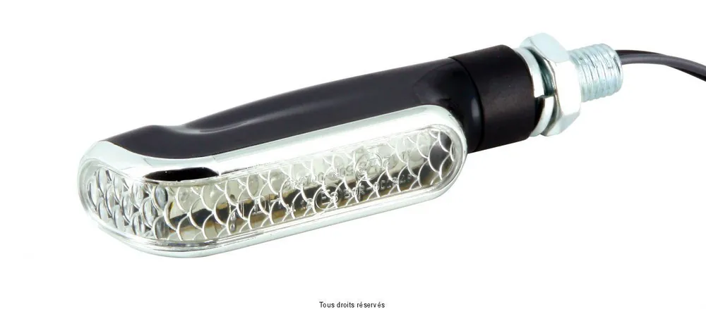 Legkelendőbb Paire de Mini Cligno LED C.E Courbé 80 x 20 mm Homologués C.E