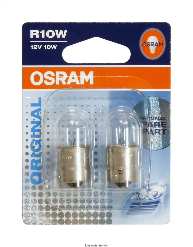 Utolsó esély Graisseur - 12v 10w Ba15s Blister 2 Ampoules