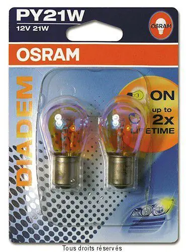 Stop 1 Fil Diadem-12v 21w Lda Ba15s - Lampe Orange Blister 2 Ampoules Vásárlói kedvenc