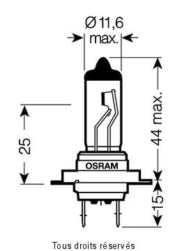 H7 - 12v 55w Px26d Livraison 1 paquet de 1 pcs Rendeld meg most