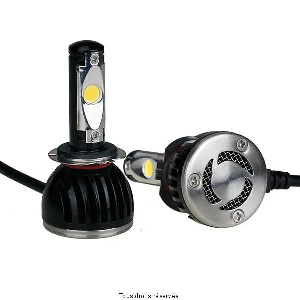 Kedvezmény Projecteur H7 LED + ballast vendu a l unité 24w - 2200 Lumens