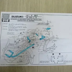 Végkiárusítás Support valise Givi pour Wingrack Suzuki DR 800 S (SR43A) 1991-1995