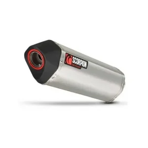 Végkiárusítás Silencieux Scorpion Serket Droit inox brossé Honda 1000 CBF F 2010-2012