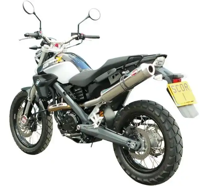 Silencieux Scorpion Factory Ovale titane et casquette inox BMW G 650 X Country ABS 2007-2008 Különleges ajánlat