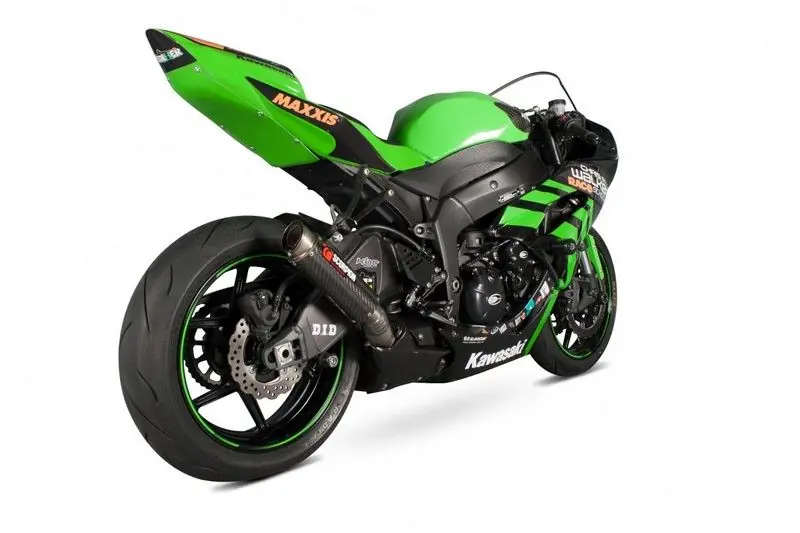 Silencieux Scorpion RP-1 GP Carbone et casquette titane Kawasaki Ninja ZX-6R 2009-2012 Olcsóbb