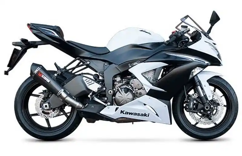 Vedd meg most Silencieux Scorpion Serket Conique Carbone Kawasaki Ninja ZX-6R 2013-2017